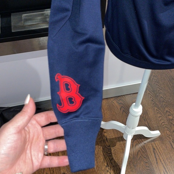 ♡ PINK, Red Sox baseball full zip up vintage size medium - Picture 4 of 5